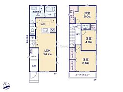 狛江市東野川3丁目 新築戸建 全3棟 2号棟