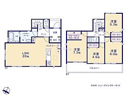 横須賀市東浦賀2丁目3期 新築戸建 全1棟 1号棟