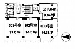 第一住建本町ビルの間取図画像