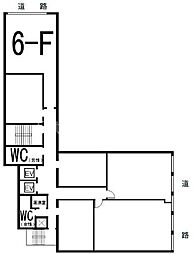 長堀新興産ビルの間取図画像