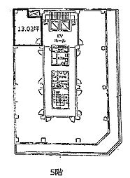 高橋ビル東6号館の間取図画像