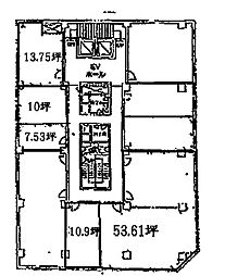 高橋ビル東6号館の間取図画像