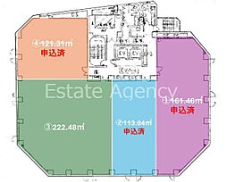高麗橋ウエストビルの間取図画像