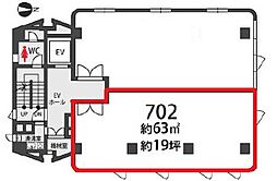 アールビル天神橋西の間取図画像