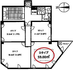 大阪福島サウスビルの間取図画像