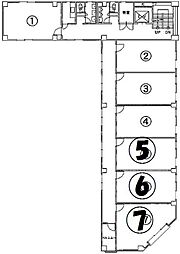 日宝北大阪屋ビルの間取図画像
