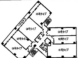 新大阪ビル西館の間取図画像