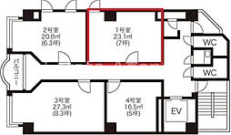 RE-016の間取図画像