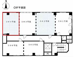 ルート船場ビルの間取図画像
