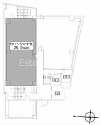 若杉大阪駅前ビルの間取図画像