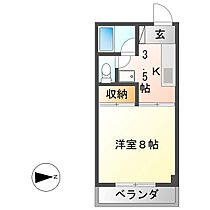 ペンギンズマンション  ｜ 岐阜県中津川市手賀野（賃貸マンション1K・3階・30.00㎡） その2