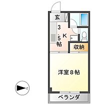 ペンギンズマンション  ｜ 岐阜県中津川市手賀野（賃貸マンション1K・3階・30.00㎡） その2