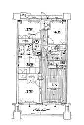 ネバーランド福島 3SLDKの間取図画像