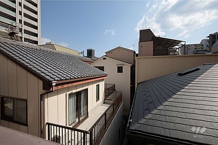 バルコニーからの眺め（北東方向）です。［2026年4月2日撮影］