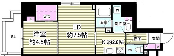 東京都台東区根岸3丁目(賃貸マンション1LDK・3階・40.28㎡)の写真 その2