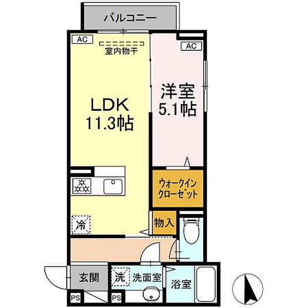 グラナーデ滝野川 203｜東京都北区滝野川4丁目(賃貸アパート1LDK・2階・42.47㎡)の写真 その1