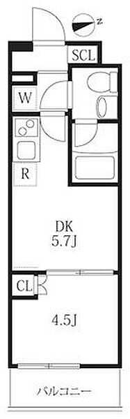 東京都新宿区山吹町(賃貸マンション1DK・1階・28.09㎡)の写真 その2