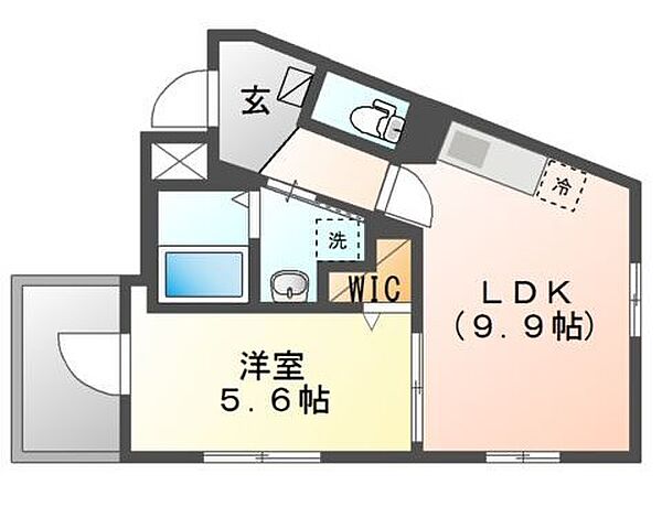 東京都足立区千住龍田町(賃貸マンション1LDK・1階・37.90㎡)の写真 その2