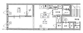 東京都足立区千住河原町（賃貸マンション1LDK・5階・44.30㎡） その2