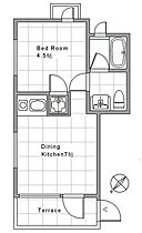 カレブラン 301 ｜ 東京都北区中里1丁目23-2（賃貸マンション1DK・3階・34.49㎡） その2