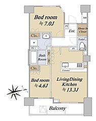 物件の間取り