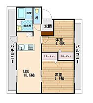 コォーリングマンションI 3-3 ｜ 徳島県徳島市北田宮2丁目（賃貸マンション2LDK・3階・47.60㎡） その2