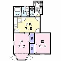 メゾン　ド　ファミーユC 103 ｜ 徳島県名西郡石井町石井字石井（賃貸アパート2DK・1階・46.06㎡） その2