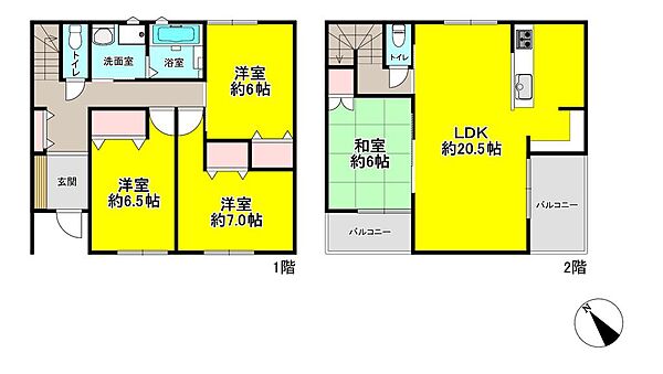 間取りを拡大表示