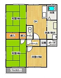メゾングレース 3DKの間取図画像