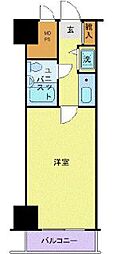 JR山手線 恵比寿駅 徒歩3分の賃貸マンション 5階1Kの間取り