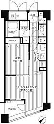 COSMOSREIDShinjukuYochomachi 1LDKの間取図画像