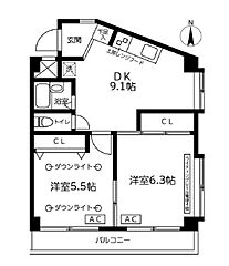 物件の間取り