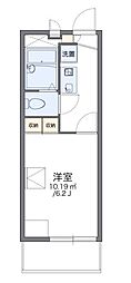 レオパレス目白通 1Kの間取図画像