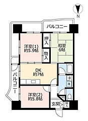 物件の間取り