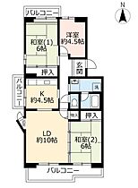 UR若山台第4  ｜ 大阪府三島郡島本町若山台2丁目（賃貸マンション3LDK・3階・72.89㎡） その2