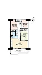 間取図画像 3LDK