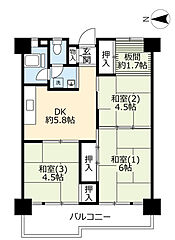 物件の間取り