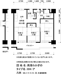物件の間取り