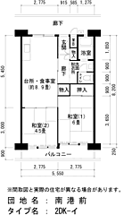 物件の間取り