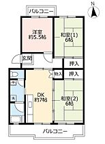 UR湊駅前  ｜ 大阪府堺市堺区出島町（賃貸マンション3DK・3階・66.74㎡） その2