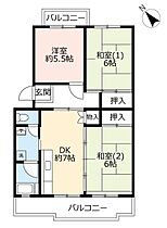 UR湊駅前  ｜ 大阪府堺市堺区出島町（賃貸マンション3DK・4階・66.74㎡） その2