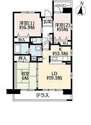 間取図画像 3LDK