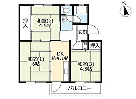 UR桜丘  ｜ 大阪府枚方市桜丘町（賃貸マンション1DK・3階・50.61㎡） その2