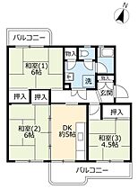 UR南花台  ｜ 大阪府河内長野市南花台3丁目（賃貸マンション2LDK・3階・61.35㎡） その2