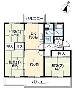 UR南花台  ｜ 大阪府河内長野市南花台3丁目（賃貸マンション3LDK・3階・74.91㎡） その2