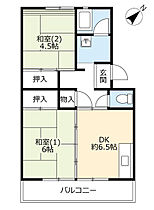 UR泉南一丘  ｜ 大阪府泉南市信達大苗代（賃貸マンション1LDK・1階・50.21㎡） その2