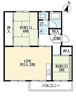 UR泉南一丘  ｜ 大阪府泉南市信達大苗代（賃貸マンション2LDK・4階・54.04㎡） その2