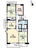 UR泉北城山台二丁  ｜ 大阪府堺市南区城山台（賃貸マンション3LDK・4階・72.89㎡） その2