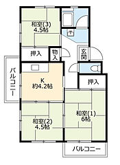 物件の間取り