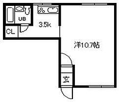 深川総合ハイツ第二 101 ｜ 北海道深川市四条（賃貸アパート1K・1階・22.05㎡） その1